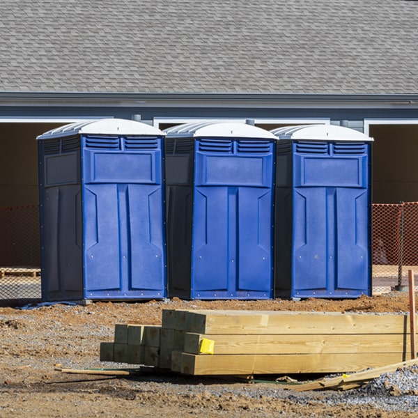 how do i determine the correct number of porta potties necessary for my event in Saratoga